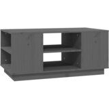 Maison Chic Klubska mizica - kavna mizica - Nizka mizica siva 90x49x40,5 cm trdna borovina, (21753215) Cene
