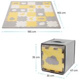 Kinderkraft puzzle LUNO oblici, žute | shoptok.hr