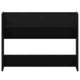 vidaXL Ormarići za cipele na zidu s policom Ostalo Crni hrast 60 x 18 x 60 cm | shoptok.hr
