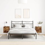  Zidni noćni ormarići 2 kom dimljenog hrasta 38x34x40 cm | Eponuda.com