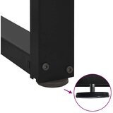 vidaXL Noge za barski stol T-oblika 2 kom crne 40x35x(110-111)cm čelik | shoptok.hr