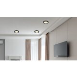 Globo stropna lampa led 18W 230V 1420lm cct 3000-6500K 22cm lasse crna | shoptok.hr