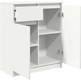 vidaXL Komoda s predalom bela 71x35x84 cm inženirski les | Shoptok.si