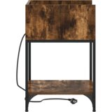 vidaXL Noćni Ormari s policom s pohranom 2 pcs Dimljeni hrast 40 x 40 x 61 cm | shoptok.hr