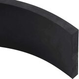 vidaXL Gumeni rub za snježni plug crni 100x8x1 cm | shoptok.hr
