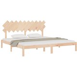  Okvir kreveta bez madraca 200 x 200 cm od masivne borovine | shoptok.hr