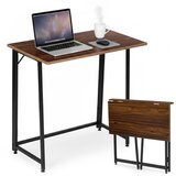 Modern Home sklopivi sto za kompijuter 80x45 cm laptop table dark wood TH-FD-15 Cene
