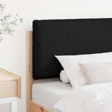  Tapecirani uzglavlje Prirodna i crna 100 cm Čvrsto borovo drvo | shoptok.hr