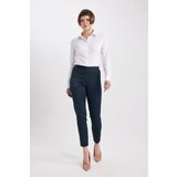 Defacto Cigarette Normal Waist Straight Leg Satin Trousers | Shoptok.si