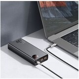 Baseus adaman metal powerbank 20000mAh, pd, qc 3.0, 65W, 2xUSB + usb-c + micro usb, črna | Shoptok.si