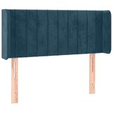  LED uzglavlje tamnoplavo 93x16x78/88 cm baršunasto | shoptok.hr