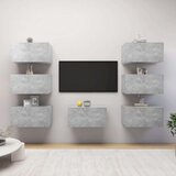 TV ormarići 7 kom siva boja betona 30 5 x 30 x 60 cm od iverice | shoptok.hr