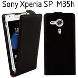  Preklopni etui / ovitek / zaščita za Sony Xperia SP M35h - črni | Shoptok.si