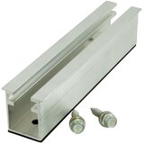 Alumero kratka šina za trapezni lim, 150mm sa 2 samorez. šrafom Cene