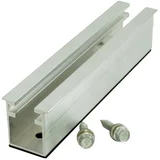 kratka šina za trapezni lim, 150mm sa 2 samorez. šrafom