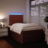 vidaXL Box spring postelja z vzmetnico roza 120x190 cm žamet | Shoptok.si
