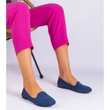 Gemre Navy classic eco-suede ballet flats Valensia | Shoptok.si