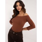 BASIC Feel Good Blouse-RV-BZ-4692.68P-brown | Shoptok.si