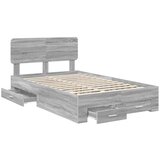 Konstrukcija postelje Siva Sonoma 120 x 200 cm Konstruiran les, (5000102930) | Shoptok.si