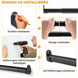 POSKENA 43–161cm nastavljiva stenska palica za oblačila | Shoptok.si