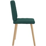  Jedilni stoli 4 kosi temno zelene tkanine, (21832365) | Shoptok.si
