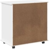  Gležnji kabinet Bela 63,5 x 39 x 65,5 cm Masivno borovo les, (5000232549) | Shoptok.si