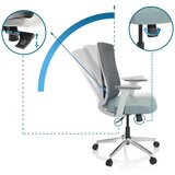 MID.YOU Pisarniški Stol Halifax, Meta Zelena | Shoptok.si