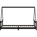  Za dječji krevet crni 80 x 200 cm od masivne borovine | shoptok.hr