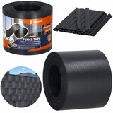  Springos® Grafitna Traka za Ograde 19cm x 35m 1200g/m2 20 Kopča | shoptok.hr