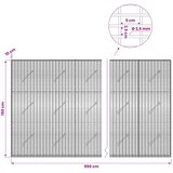  Gabion s žicom debljine 3,5 mm i mrežom 5x2,5 cm 950x10x150 cm | shoptok.hr