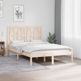 The Living Store Posteljni okvir iz trdne borovine 120x190 cm - Posteljni Okvir, (21531050) | Shoptok.si