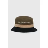 Polo Ralph Lauren Bombažni klobuk zelena barva, 710950139001