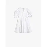 Koton Dress Baby Neck Balloon Sleeve Cotton