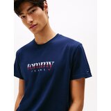 Tommy Jeans Majica mornarsko plava / crvena / bijela | shoptok.hr
