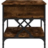  Stolić za kavu boja hrasta 70 x 50 x 50 cm od drva i metala | shoptok.hr