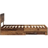  Okvir za krevet Staro drvo 90 x 190 cm Konstruirano drvo | shoptok.hr