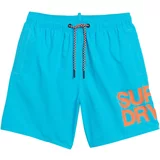 Superdry Kratke hlače & Bermuda 235273 Modra