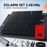  Solarni set 3,6 kW – Tongwei 3,48 kWp + Fuji Solar – krov s crijepom | Eponuda.ba