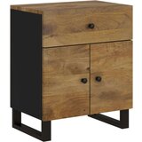  Noćni ormarić 50x33x60 masivno drvo bagrema i konstruirano drvo | shoptok.hr