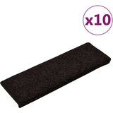  Preproge za stopnice 10 kosov 65x21x4 cm črne, (20980931) | Shoptok.si