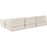  Modularna sofa 4 pcs Krem Tkanina | Eponuda.com