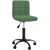  Okretna uredska stolica tamnozelena baršunasta | shoptok.hr
