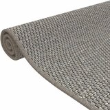  Tepih-staza s izgledom sisala srebrna 80 x 150 cm | shoptok.hr