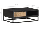  Stolić za kavu 90 x 60 x 35 cm od masivnog drva manga | Eponuda.com