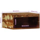vidaXL Zidni TV ormarić 40x30x19 cm Obrađeno puno drvo | shoptok.hr