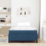  Postelja z vzmetnico Modra 120 x 190 cm blago, (5000127798) | Shoptok.si