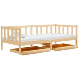  Dnevna postelja s predali 90x200 cm trdna borovina, (20606133) | Shoptok.si