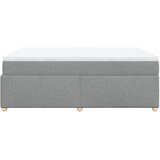  Krevet box spring s madracem svjetlosiva 160x200 cm tkanina | shoptok.hr