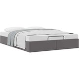 vidaXL otomanski okvir kreveta bez madraca sivi 140x190cm umjetne kože | shoptok.hr