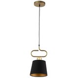  Luster na sajli VOLUTTO 1xE27/60W/230V crni/bakreni | Eponuda.com